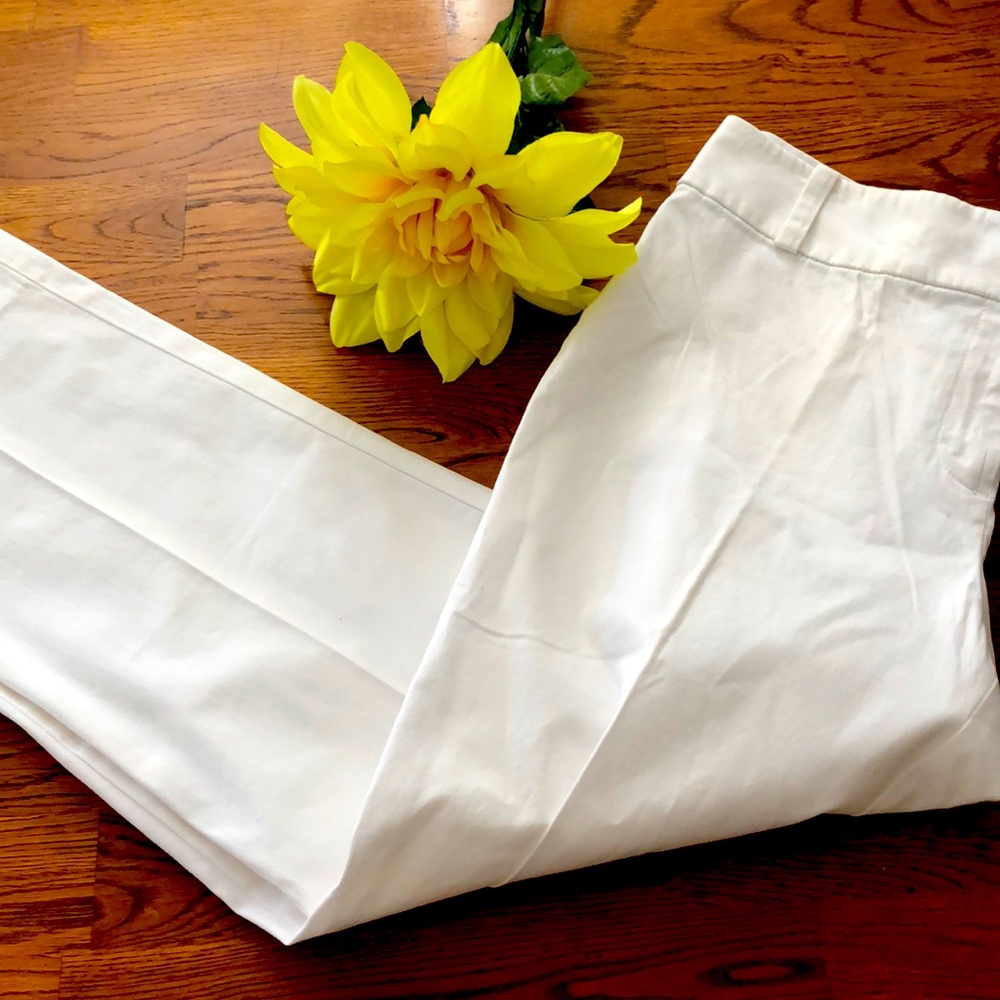 Talbots white ankle pants